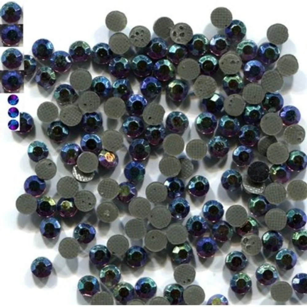 Rhinestones 4mm 16ss‎  AB BLUE AMETHYST Hot Fix iron on  2 Gross  288 Pieces